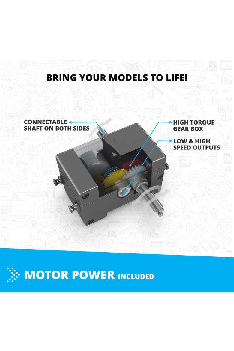 Motorized Robot Building Kit, 10 Models, Alternate, color, Multicolored