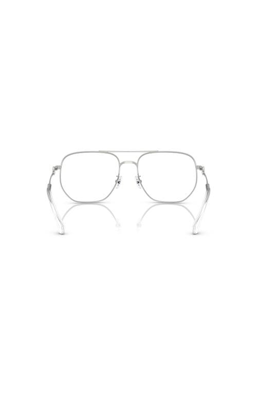 Tory Burch 58mm Pilot Optical Glasses In Metallic