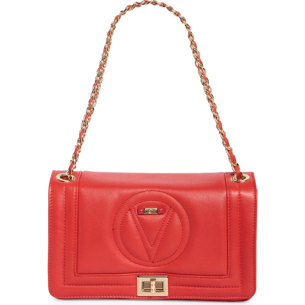 Valentino By Mario Valentino Alice Signature Shoulder Bag In Red