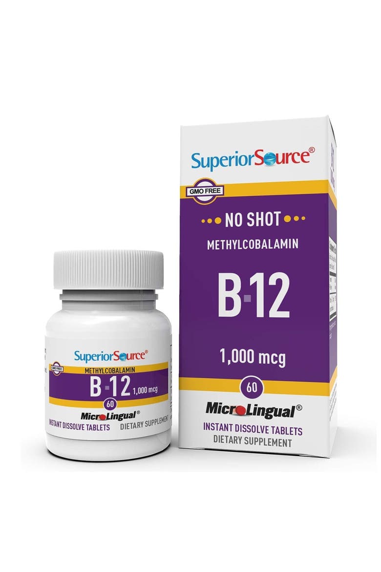 Methylcobalamin B-12 Sublingual Dissolving Tablets, Main, color, White