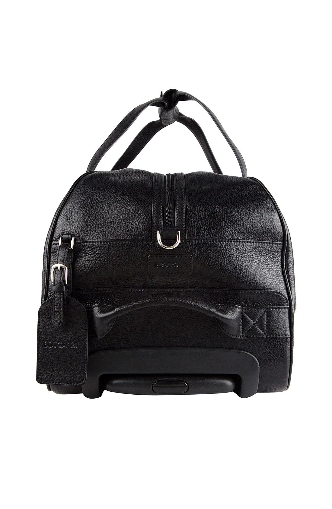 Bosca 'Tribeca Collection' Wheeled Duffel Bag, Alternate, color, 