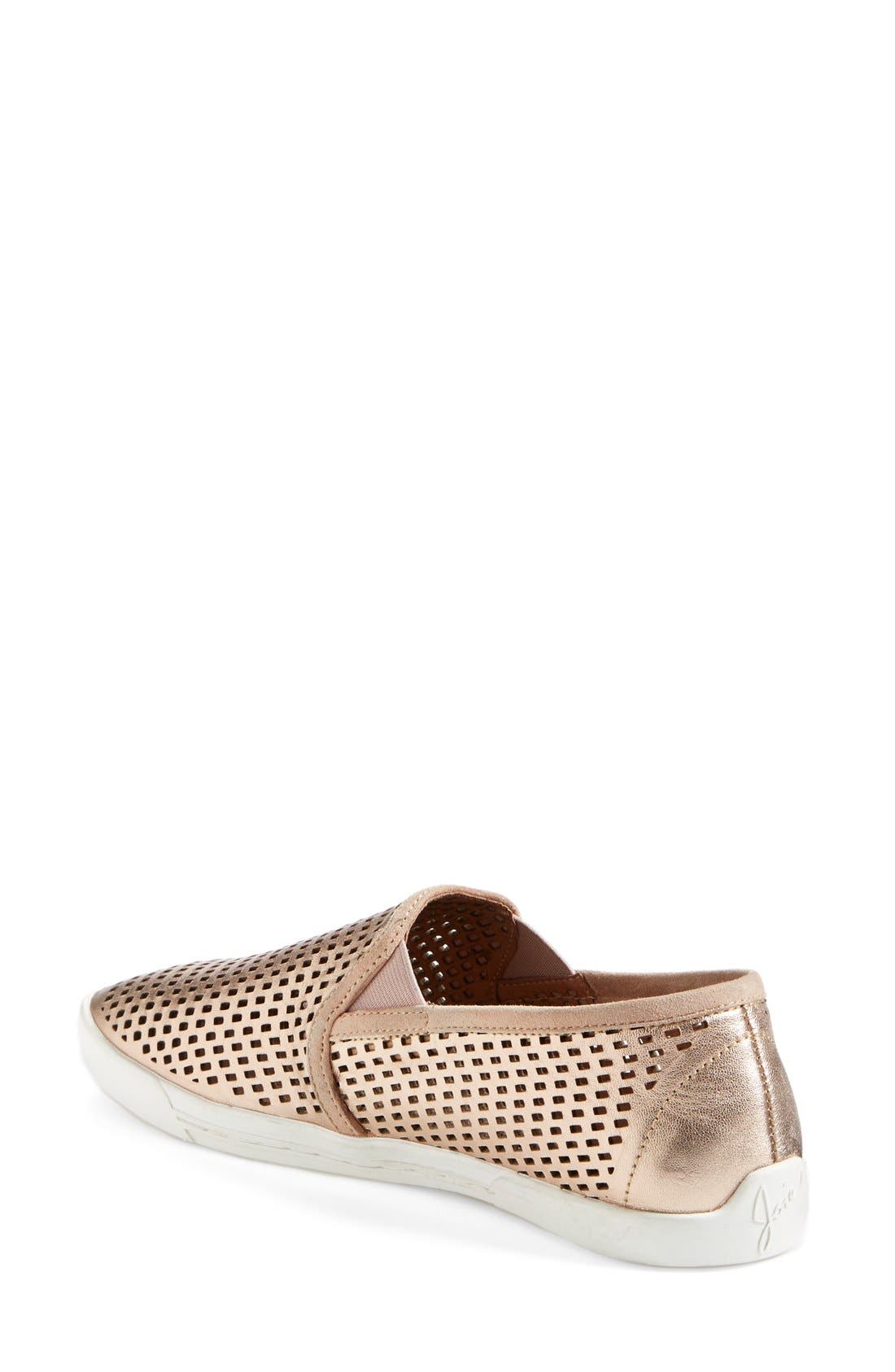 'Kidmore' Leather Sneaker, Alternate, color, ROSE GOLD