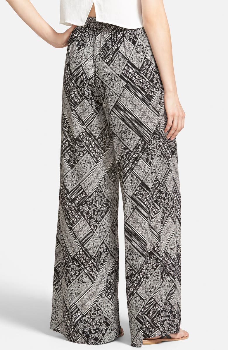ASTR the Label ASTR Print Wide Leg Pants, Alternate, color, 