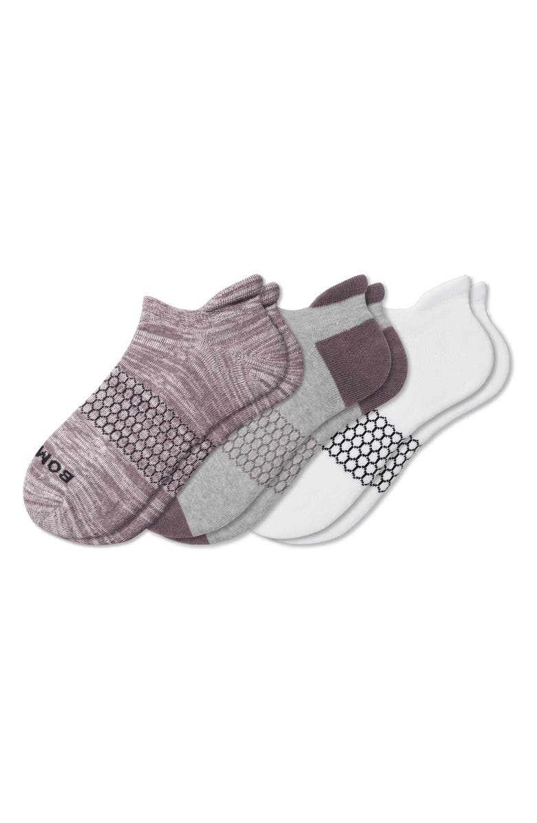 Bombas Original Assorted 3-Pack Cushion Ankle Socks, Main, color,
