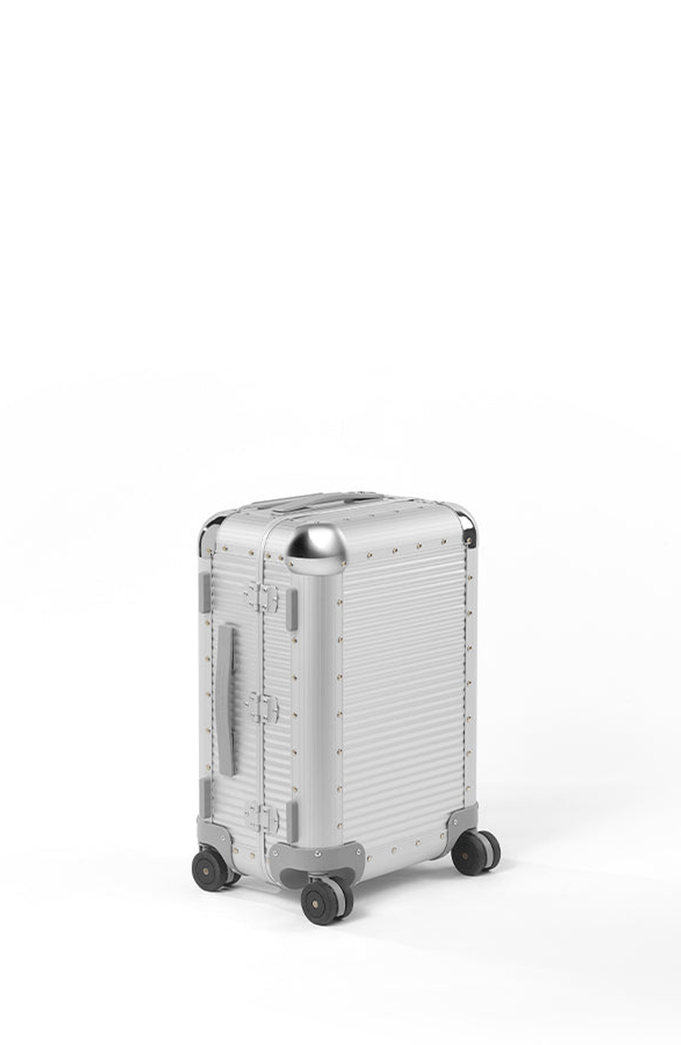 FPM - Fabbrica Pelletterie Milano - US Bank S Spinner 53 Suitcase, Alternate, color, Moonlight Silver