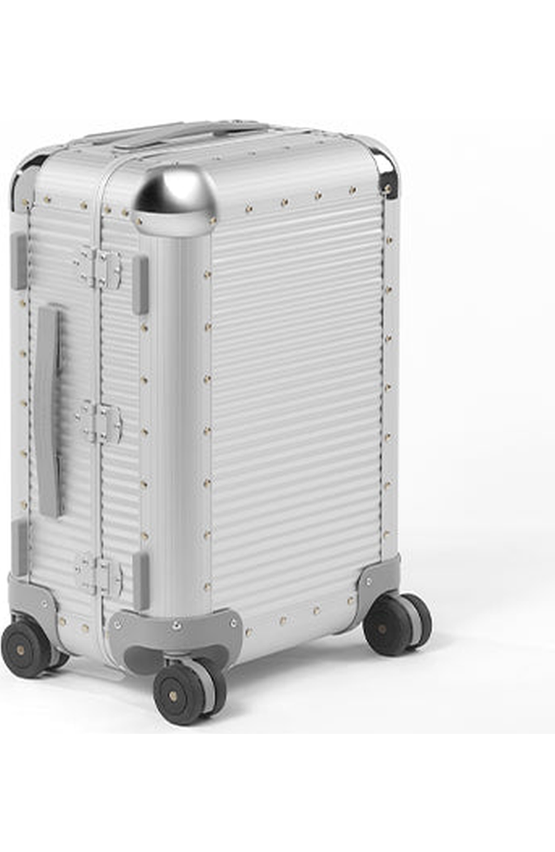 FPM - Fabbrica Pelletterie Milano - US Bank S Spinner 53 Suitcase, Alternate, color, Moonlight Silver