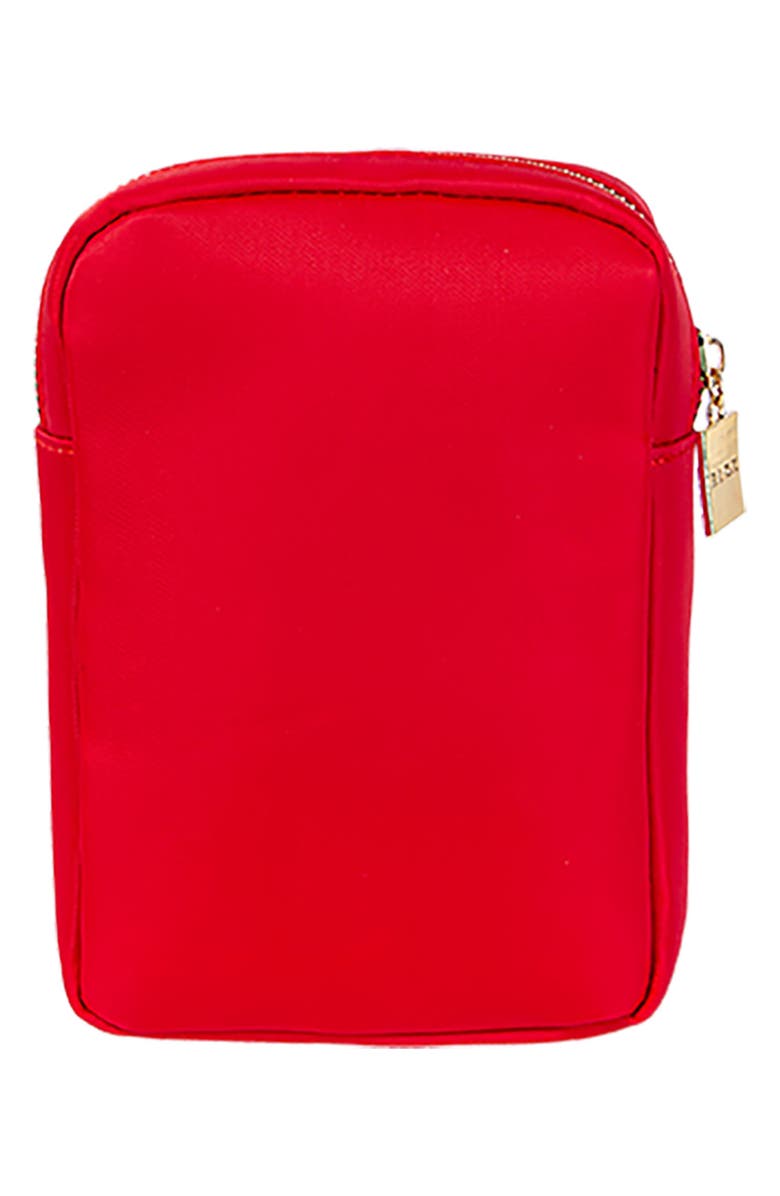 Bloc Bags Mini Heart Breaker Cosmetics Bag, Alternate, color, Red