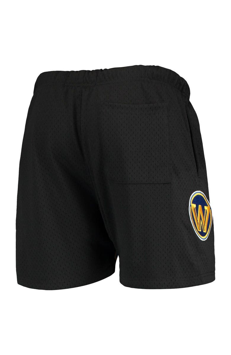 PRO STANDARD Men's Pro Standard Black Golden State Warriors Mesh Capsule Shorts, Alternate, color, Black