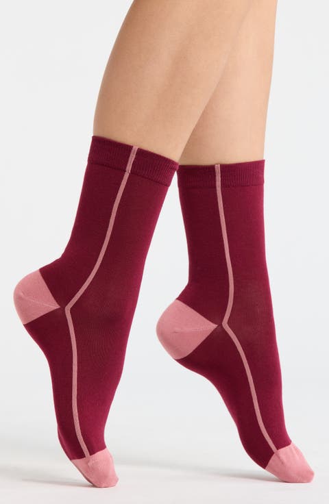 Everyday Flat Knit Crew Socks