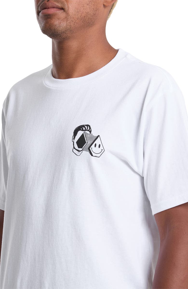 Volcom Aura Cotton Graphic T-Shirt, Alternate, color, White