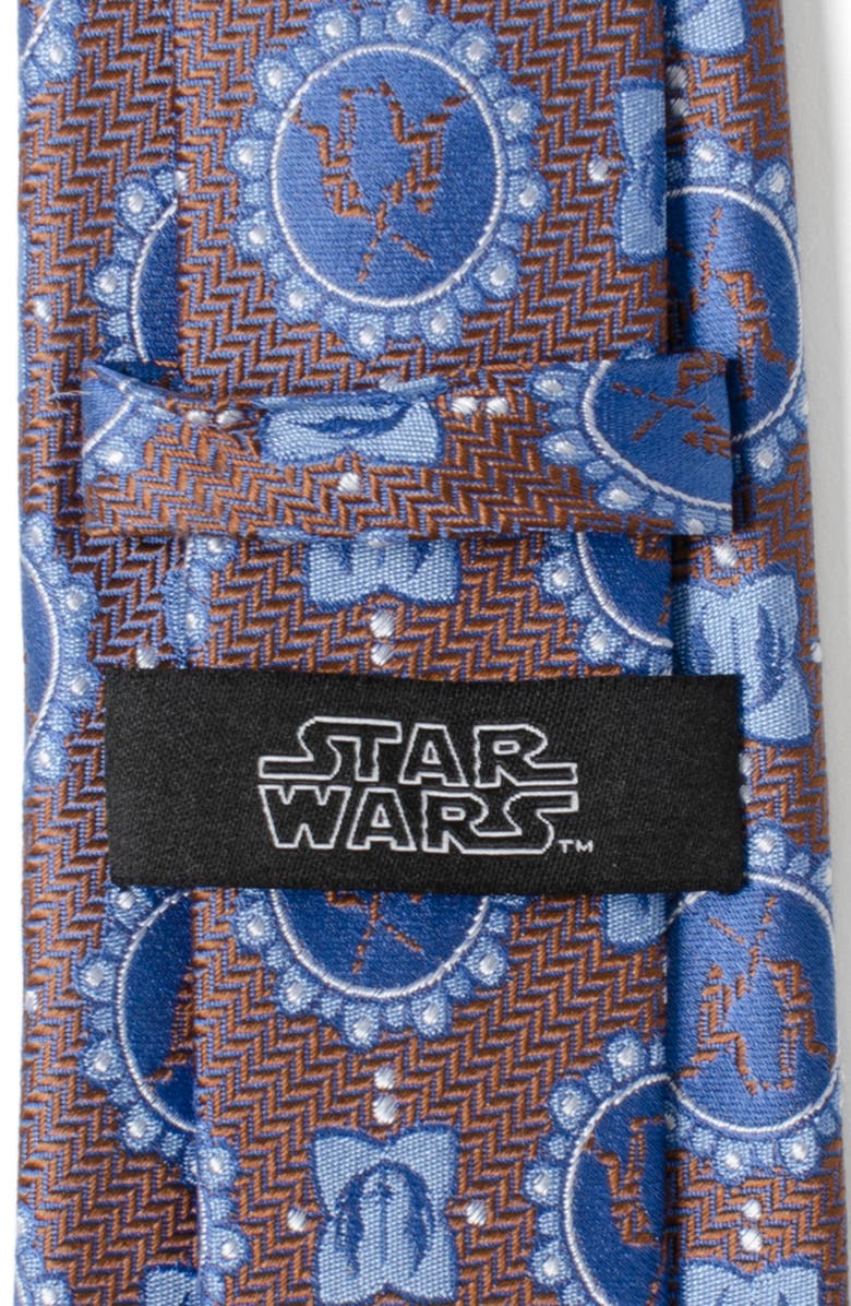 Cufflinks, Inc. Star Wars Lightsaber Battle Silk Tie, Alternate, color, Blue