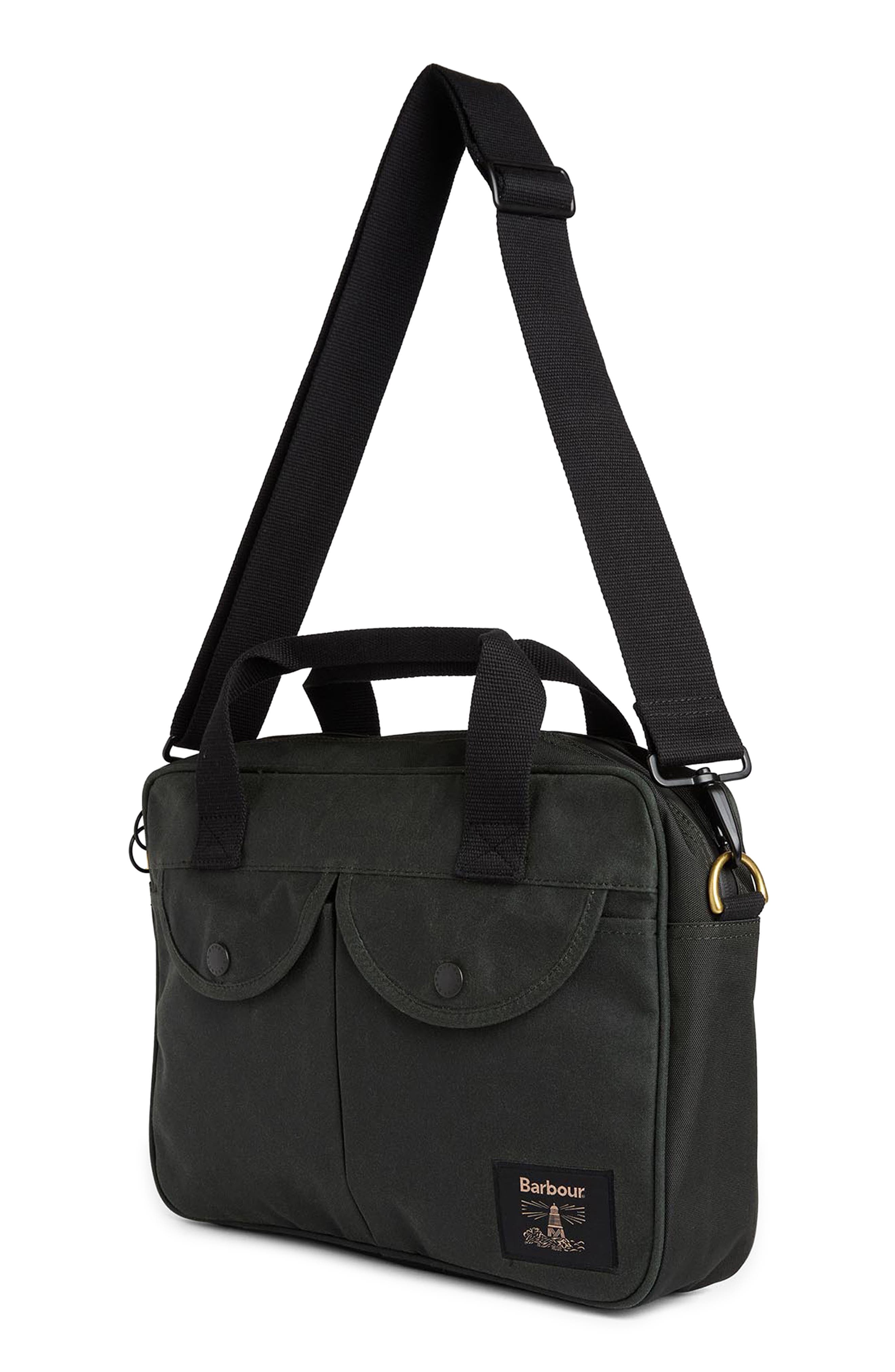Field Wax Laptop Crossbody Bag, Alternate, color, SAGE