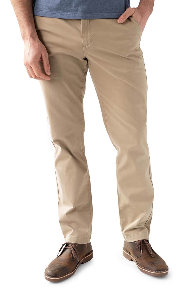 Devil-Dog Dungarees Performance Stretch Chino Pants, Main, color, Rugged Tan