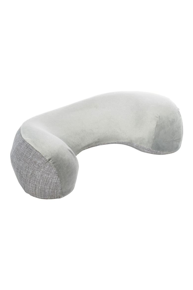 Natural Curve™ Nursing Pillow, Main, color, HEATHERED GREY