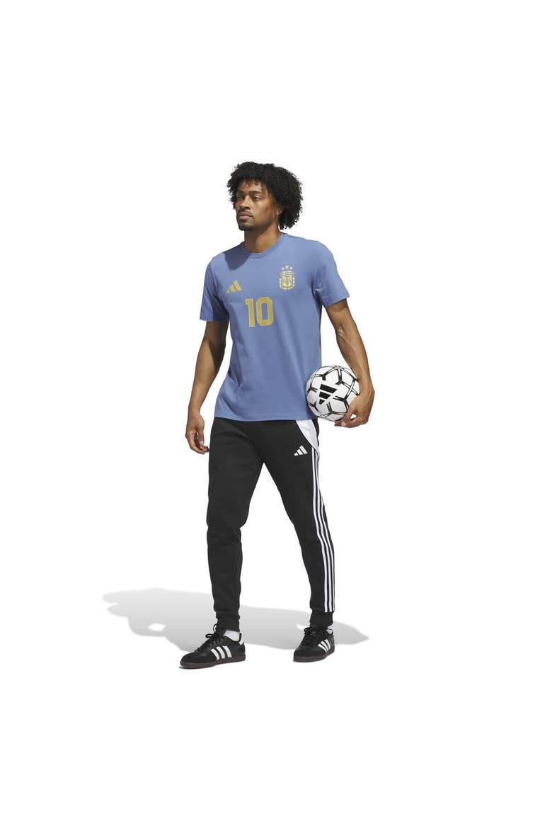 Men's adidas Lionel Messi Blue Argentina National Team Name & Number T-Shirt, Alternate, color, Blue