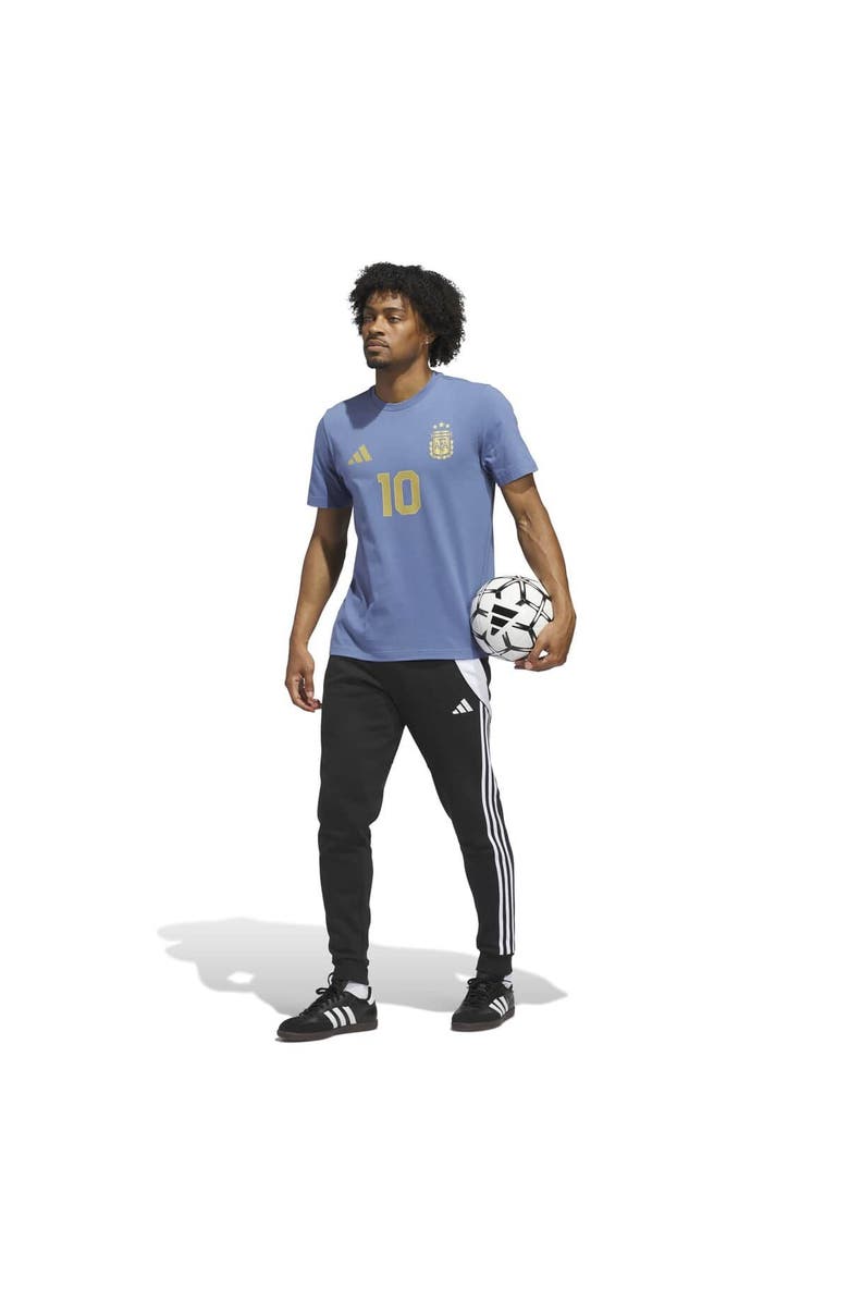 adidas Men's adidas Lionel Messi Blue Argentina National Team Name & Number T-Shirt, Alternate, color, Blue