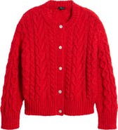 Rails Amelie Cable Wool & Alpaca Blend Cardigan