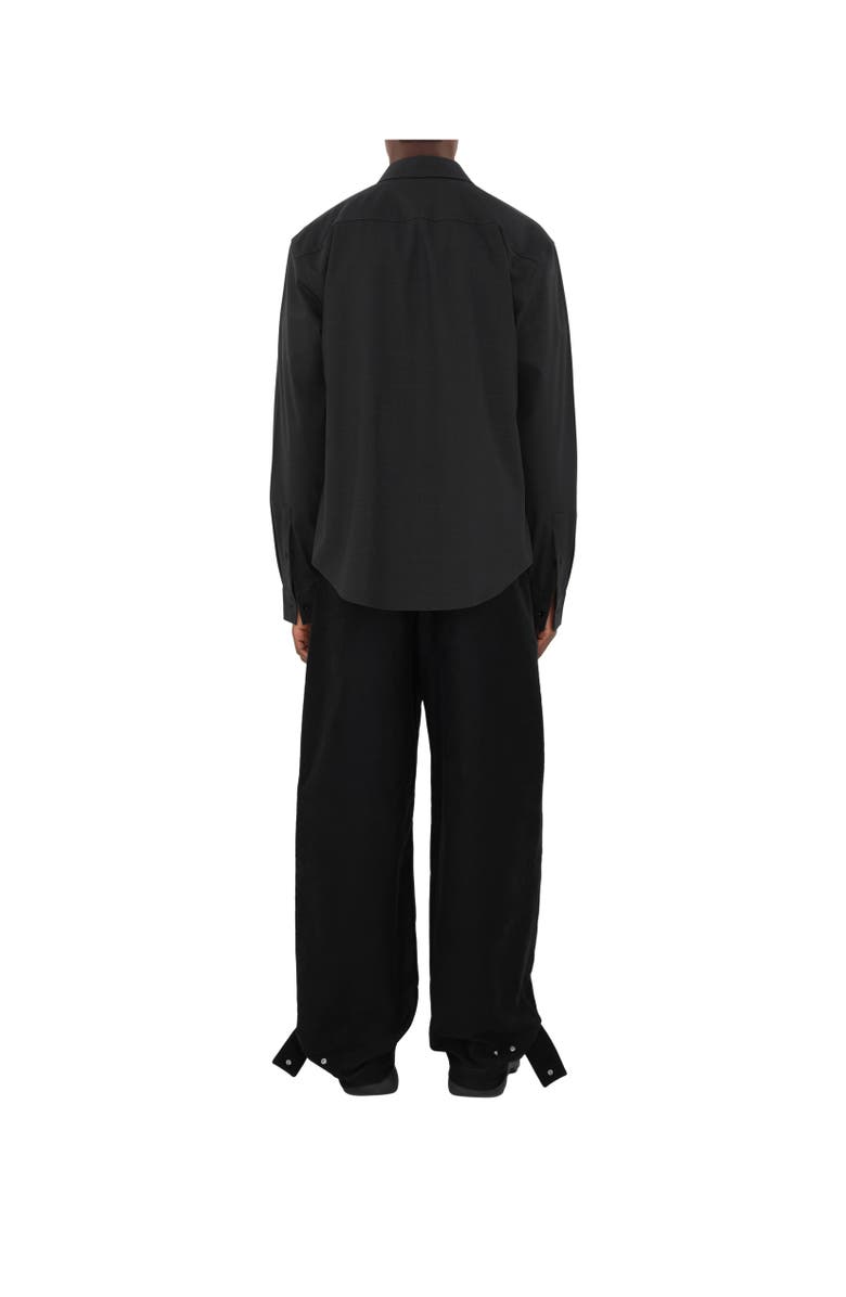 Burberry Stretch Wool Shirt, Alternate, color, Brisk