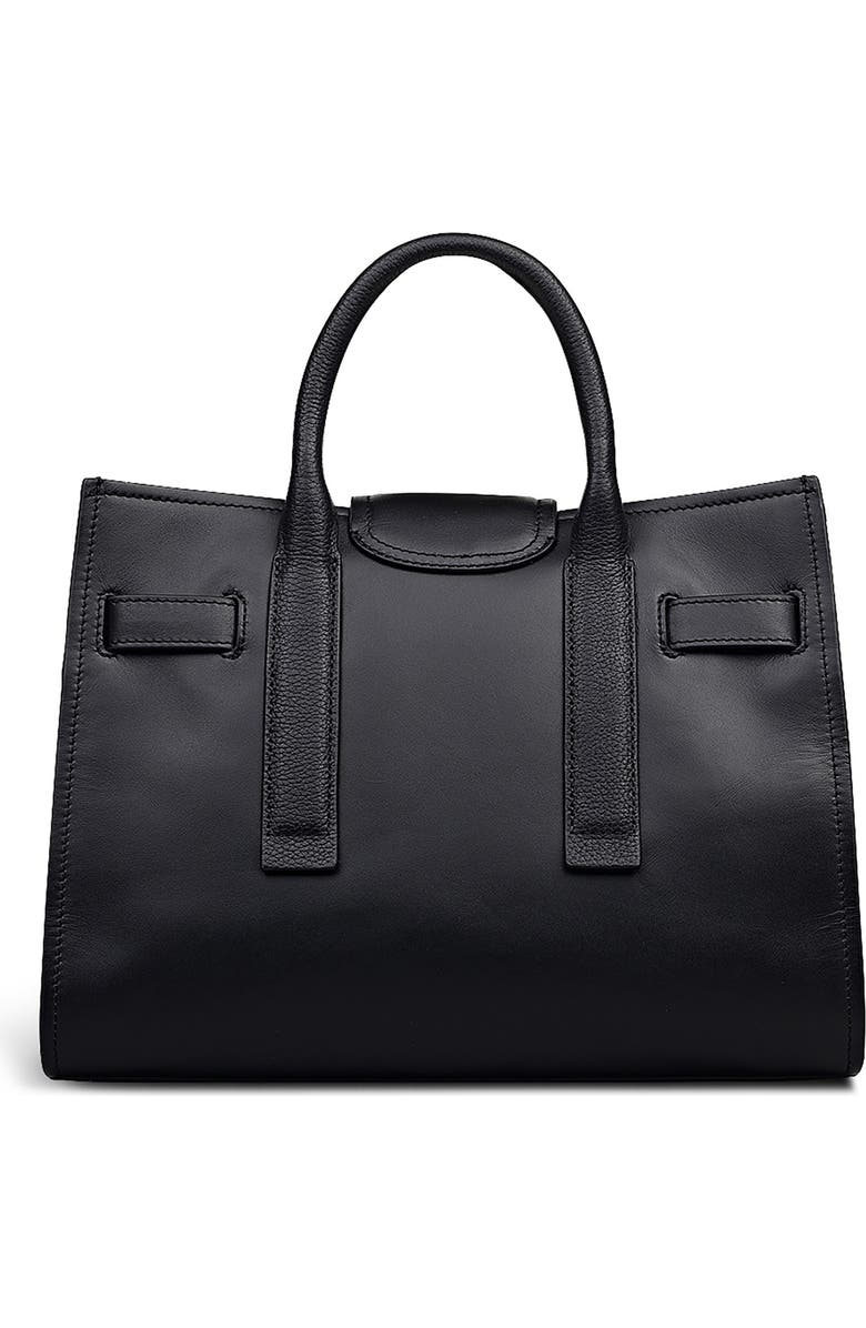 Radley St. Pancras Lane Small Leather Tote Bag, Alternate, color, Black