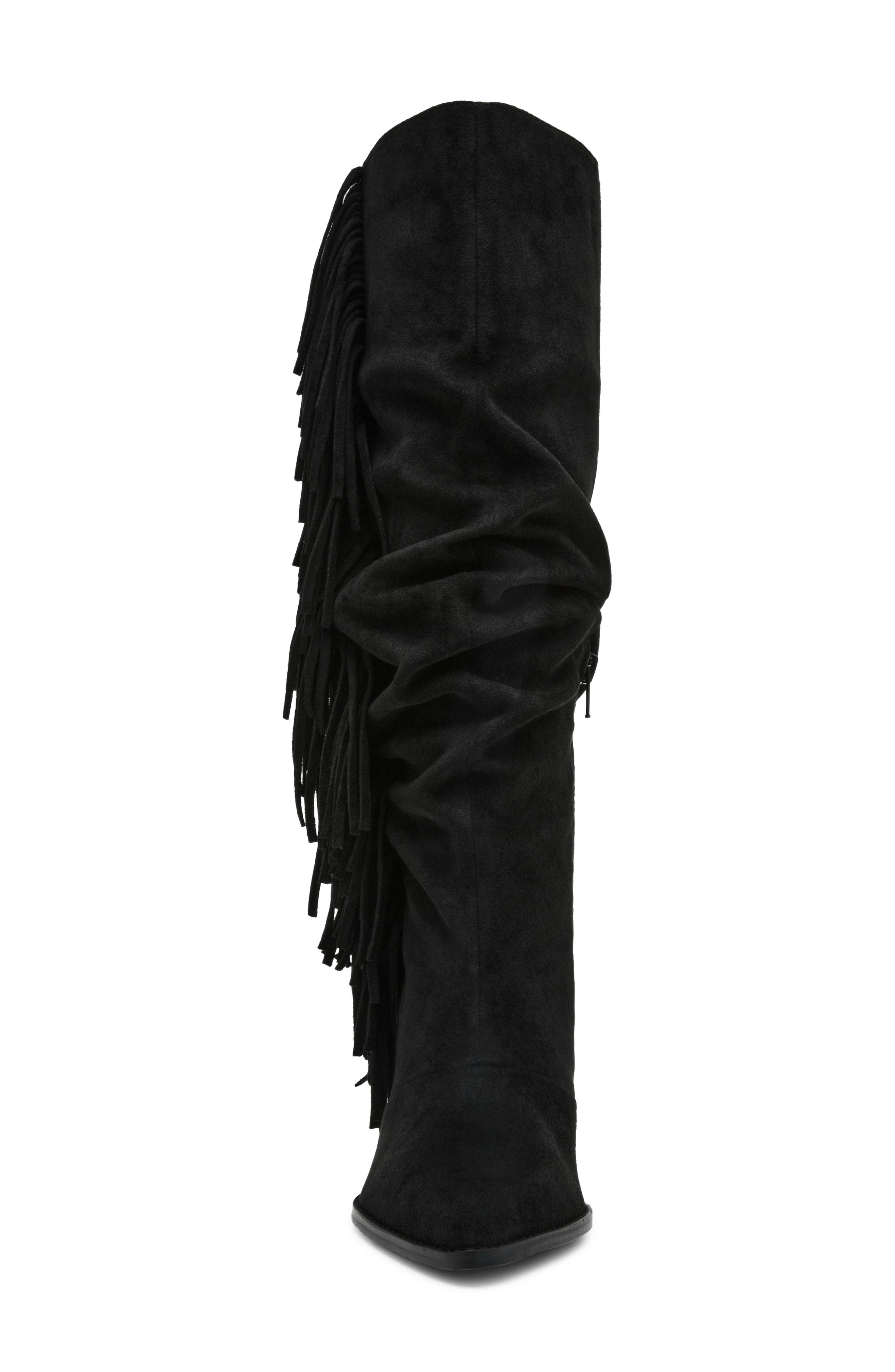 Lannie Knee High Boot, Alternate, color, BLACK