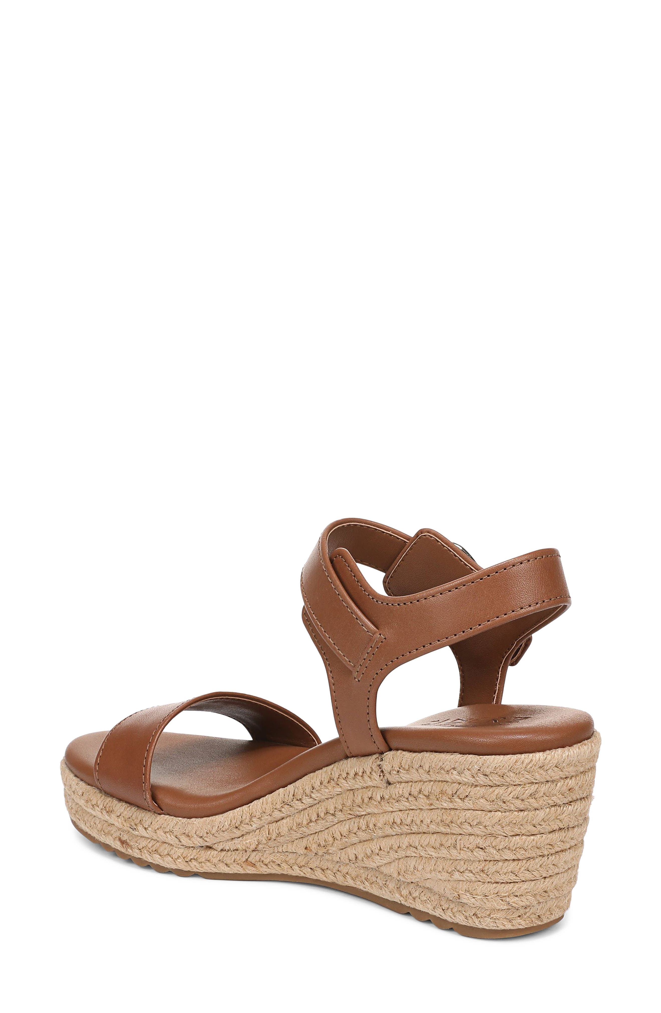 Naturalizer Stella Platform Wedge Sandal, Alternate, color, Walnut Wake