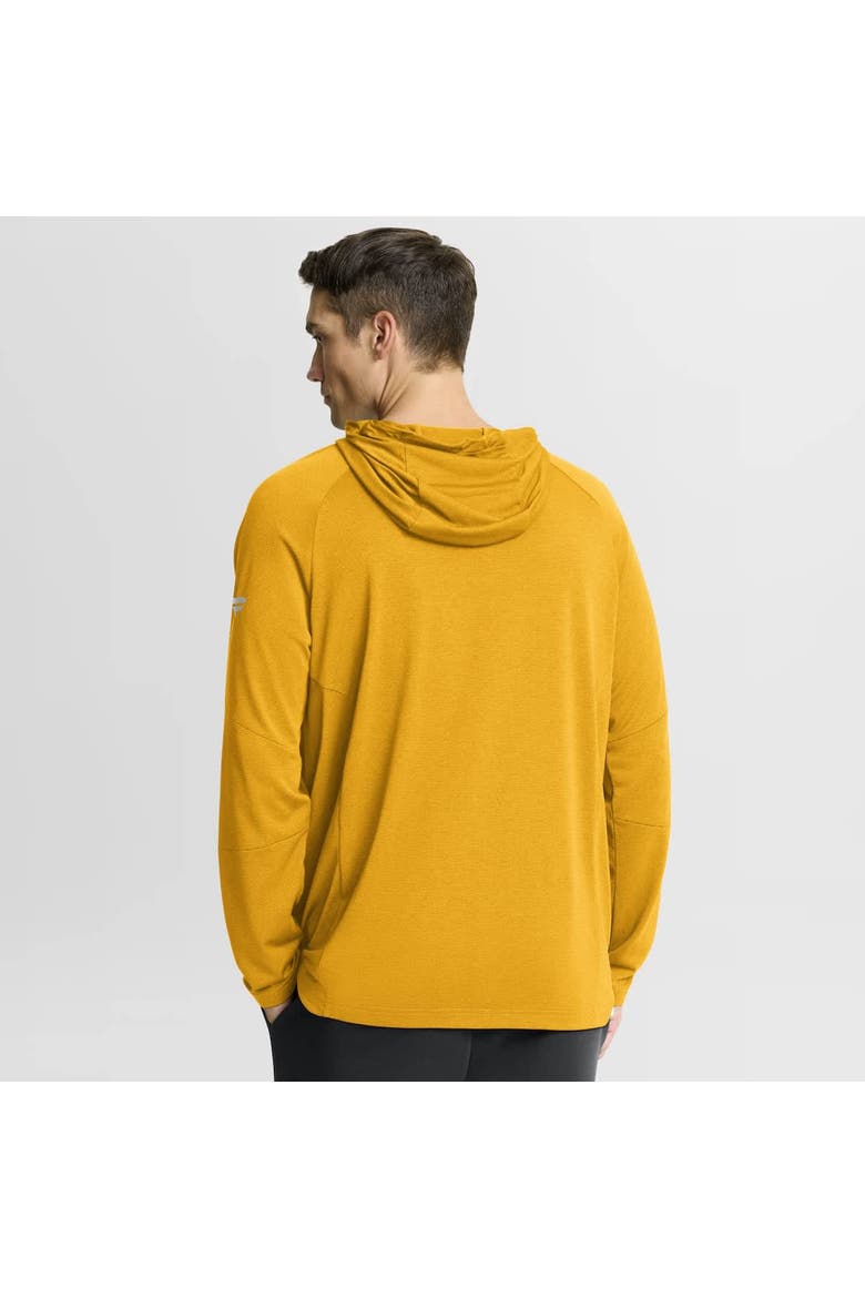 Men's Fanatics Gold Nashville Predators Authentic Pro Rink Raglan Hoodie, Alternate, color, Gold