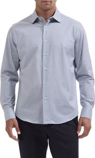Bugatchi James OoohCotton® Gingham Button-Up Shirt
