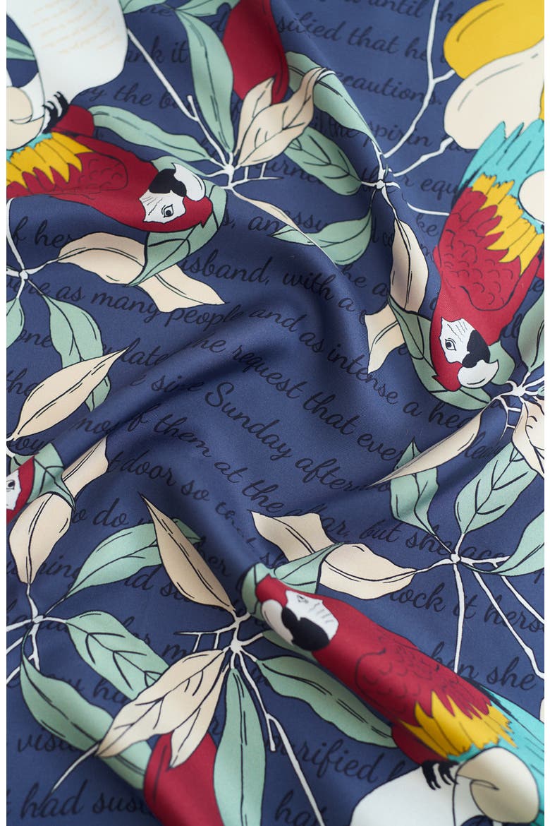 El Amor Silk Bandana, Alternate, color, RED