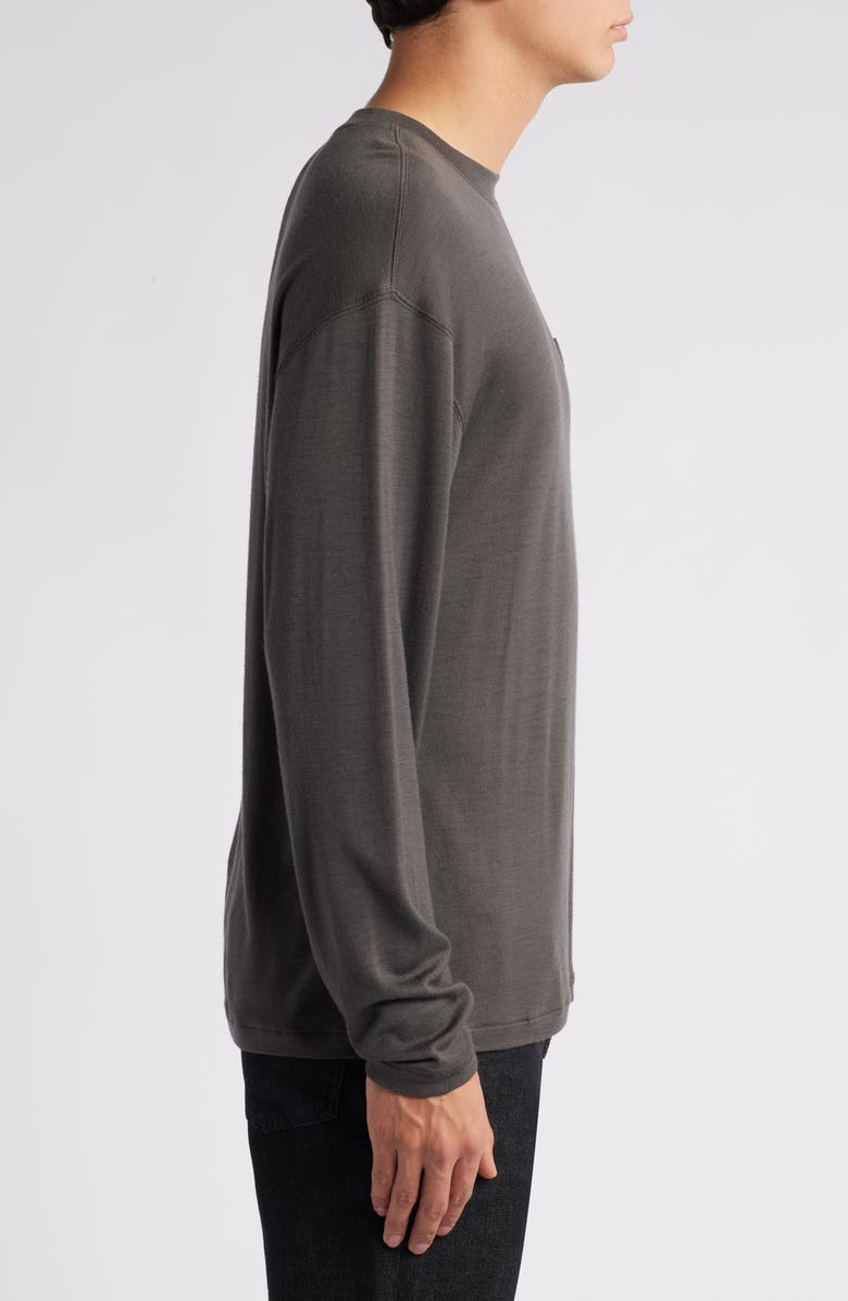 FRAME Lightweight Wool Long Sleeve T-Shirt, Alternate, color, 
