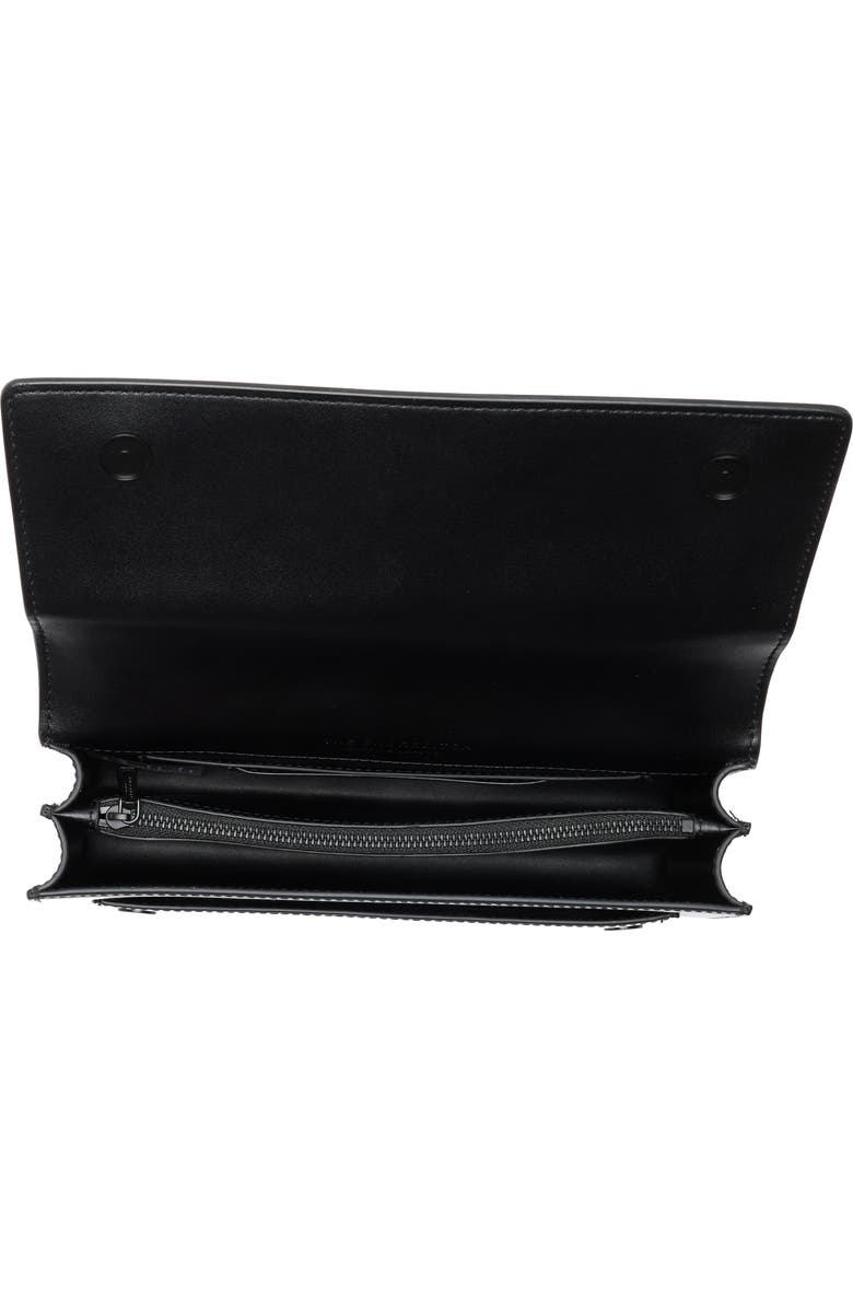 Kurt Geiger London Shoreditch Leather Crossbody, Alternate, color, Black