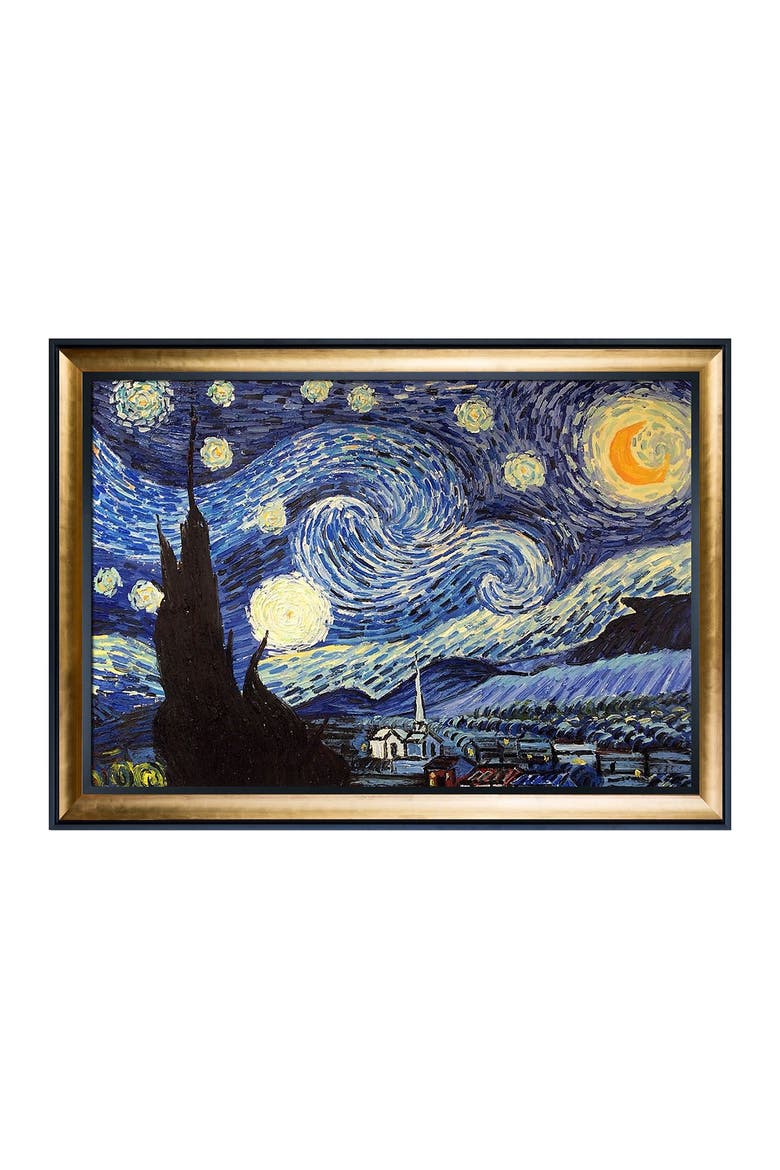 Starry Night by Vincent Van Gogh Framed Hand Painted Oil Reproduction ...