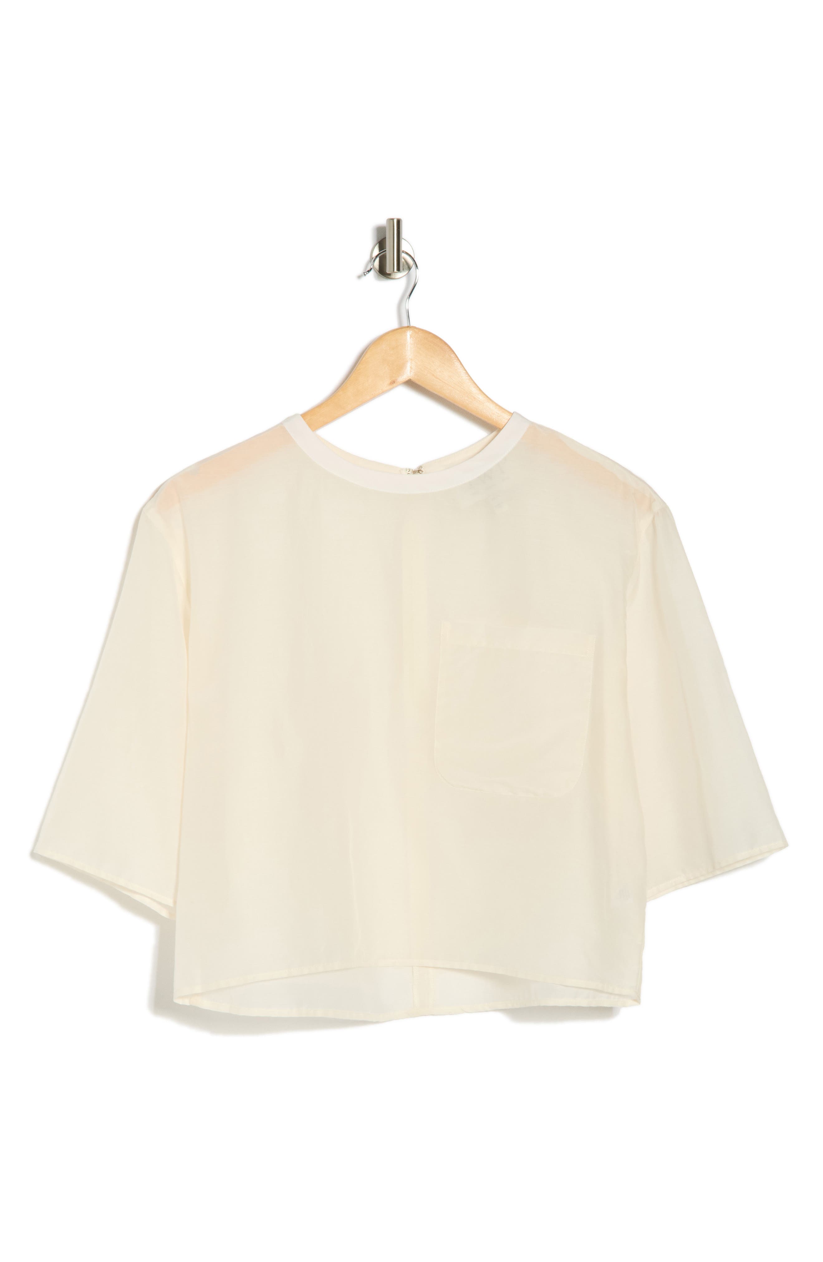 TWP New Ex Short Sleeve Crop Top