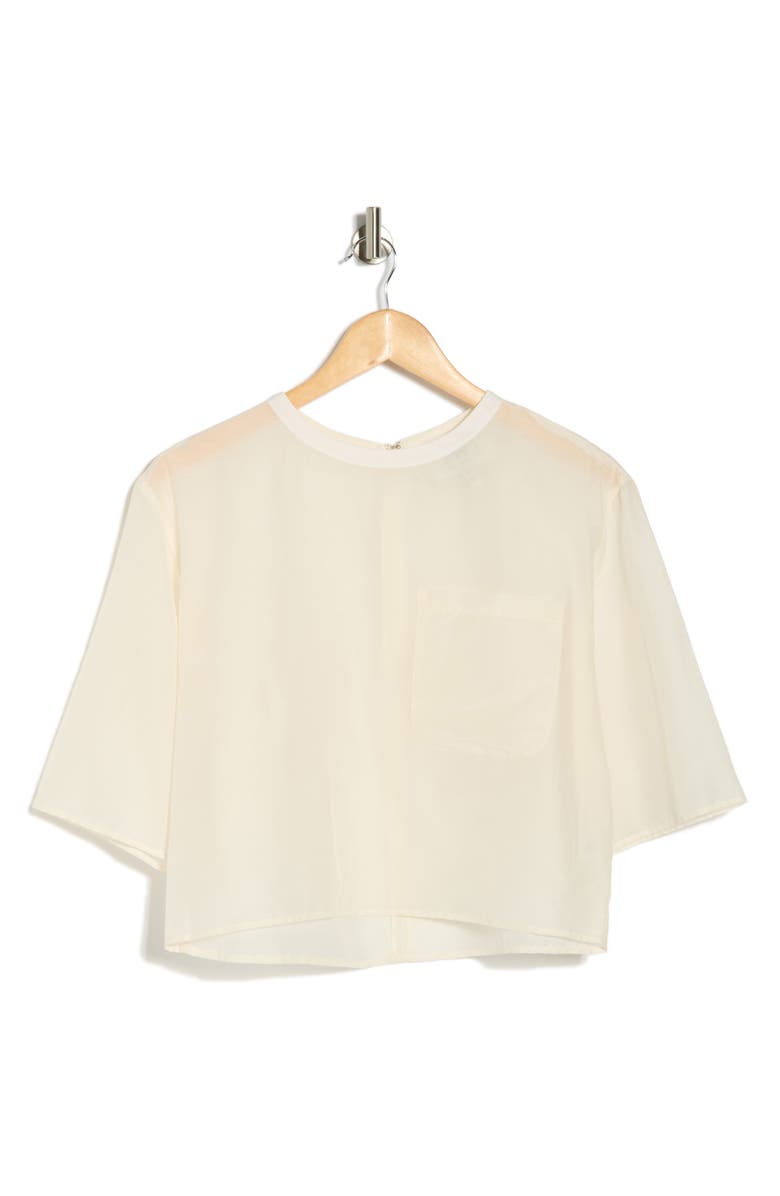 TWP New Ex Short Sleeve Crop Top, Alternate, color, 