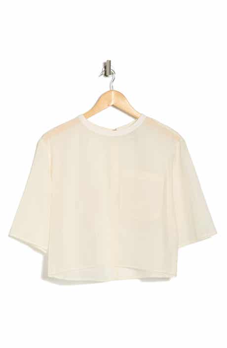 TWP New Ex Short Sleeve Crop Top