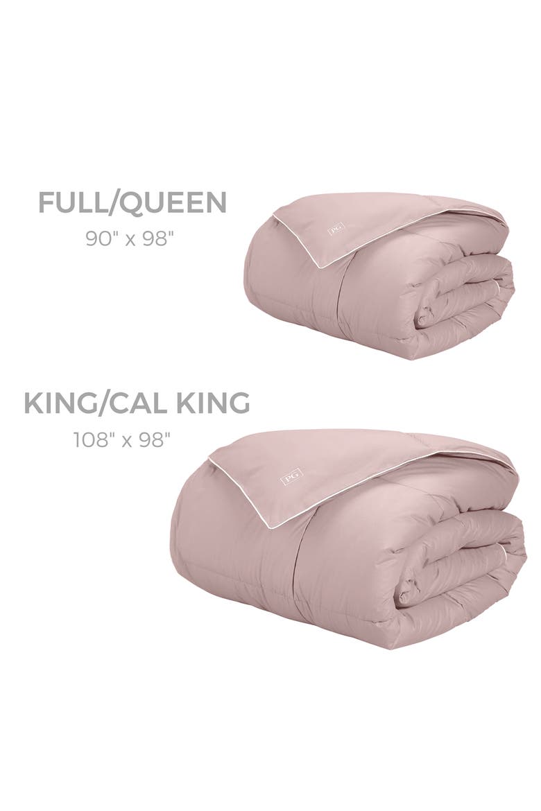 All Season Gel Fiber Down Alternative Comforter, Alternate, color, PINK