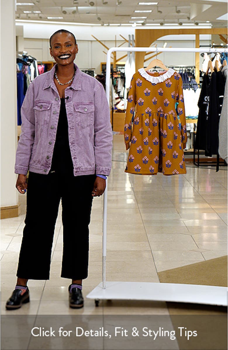 Kids' Frill Sweater Dress, sales video thumbnail