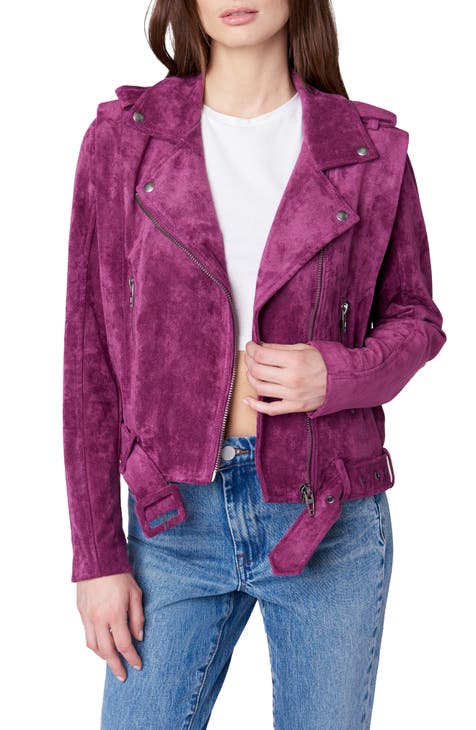 Women s Purple Suede Coats Jackets Nordstrom Rack