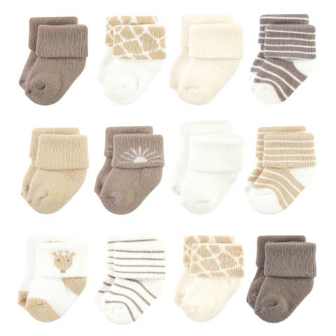12pk Terry Socks