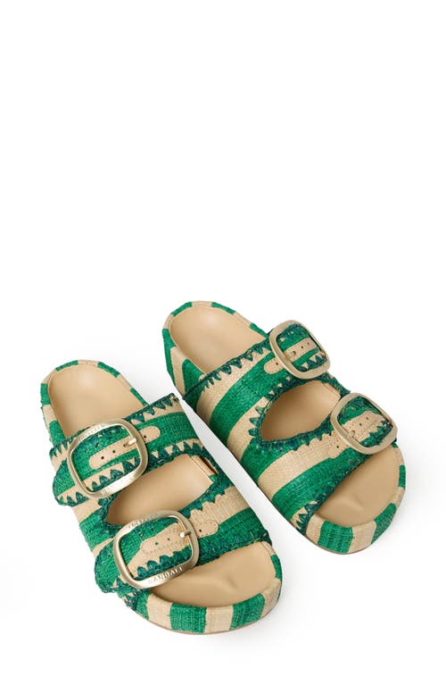 Loeffler Randall Theo Striped Two-band Sandals