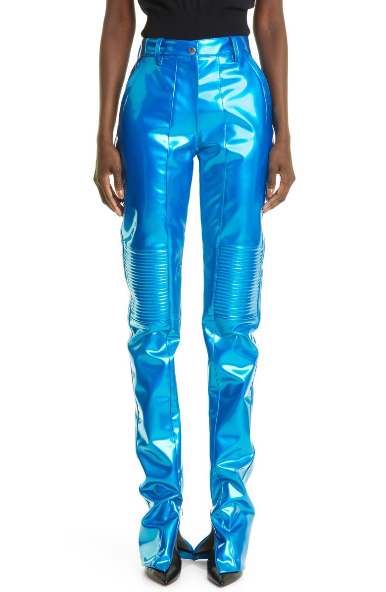 LaQuan Smith Moto Pants, Main, color, 