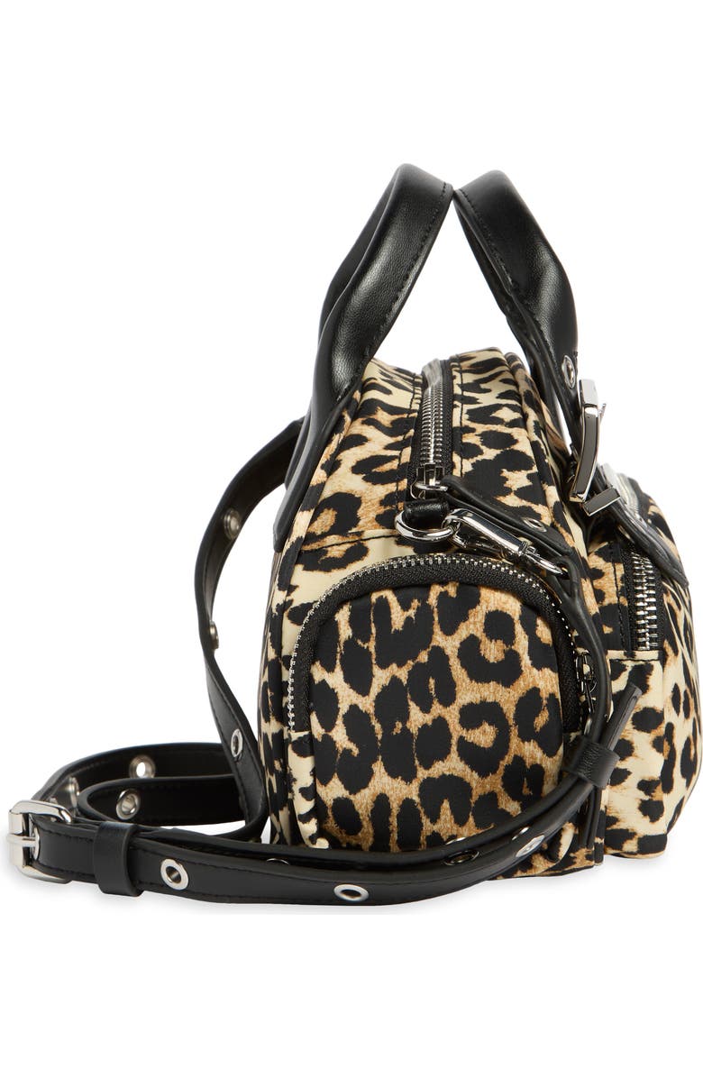 Ganni Small Bucky Polochon Print Crossbody Bag, Alternate, color,
