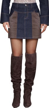 Avec Les Filles Combo Western Miniskirt
