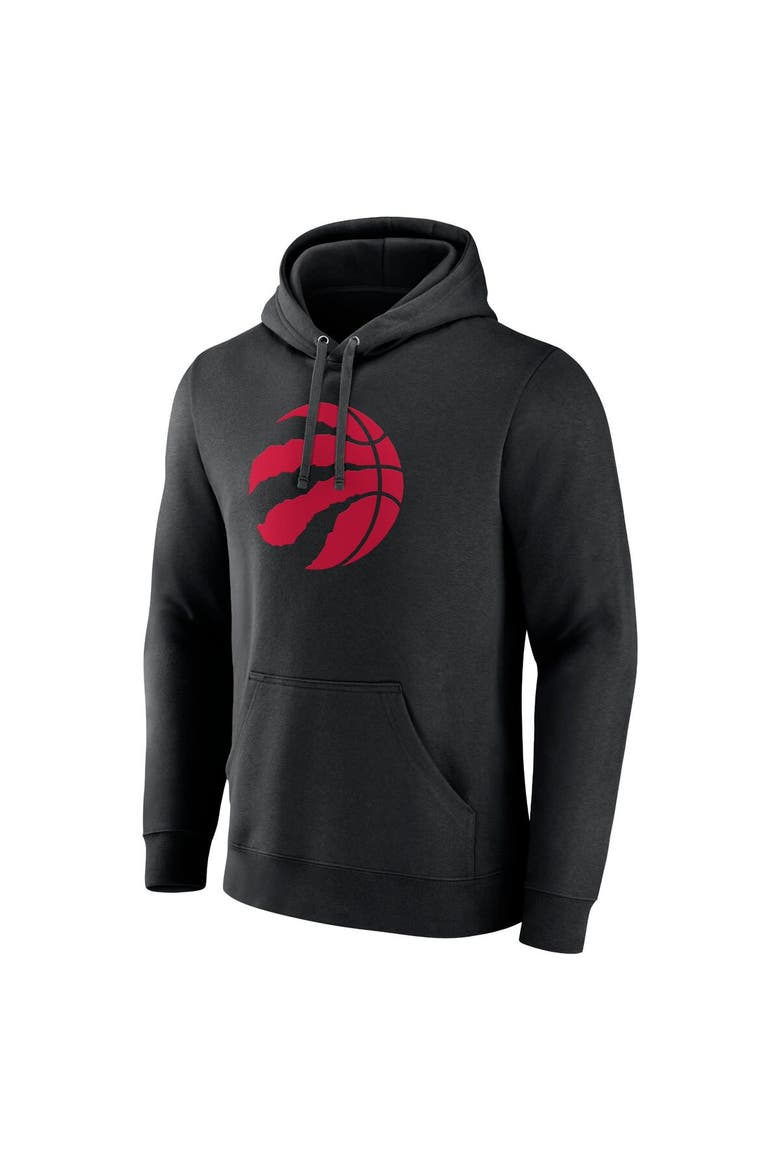 Men's Fanatics Branded  Black Toronto Raptors Primary Logo Pullover Hoodie, Alternate, color, Black