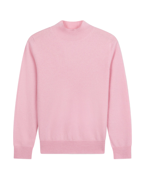 Timeless Cashmere Mock Neck Sweater