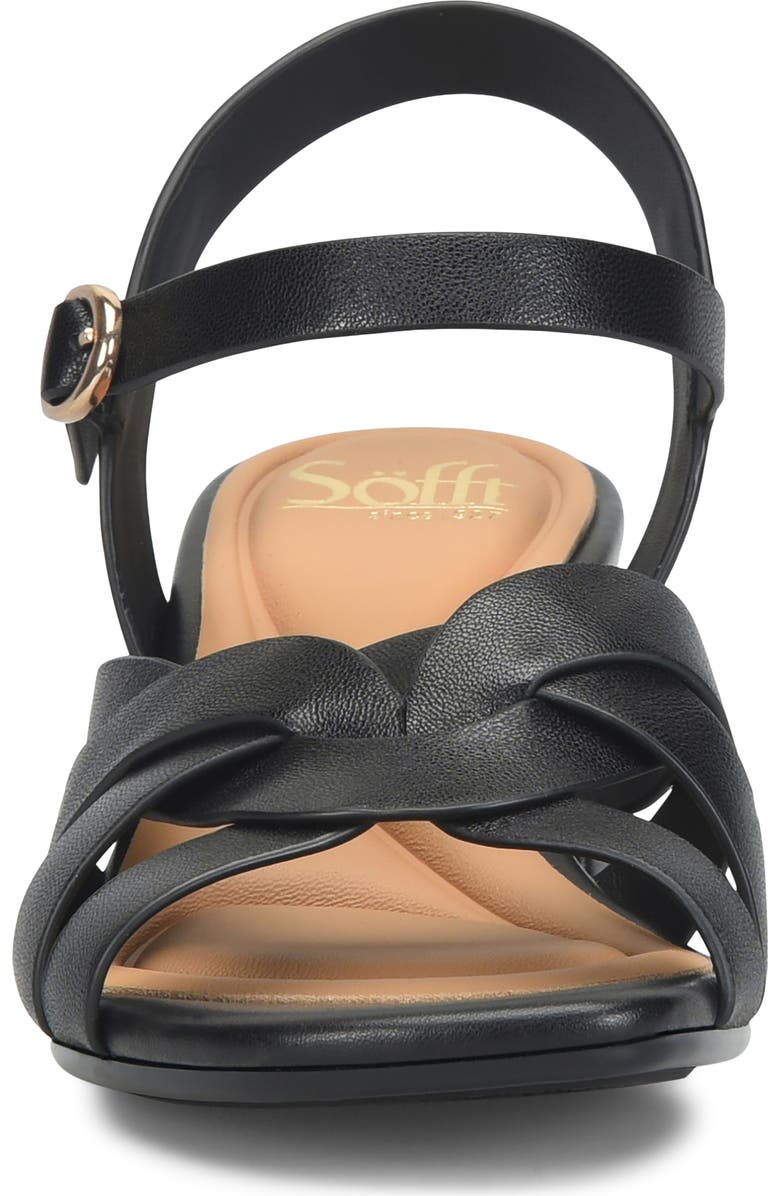 Söfft Lindsey Ankle Strap Sandal, Alternate, color, Black