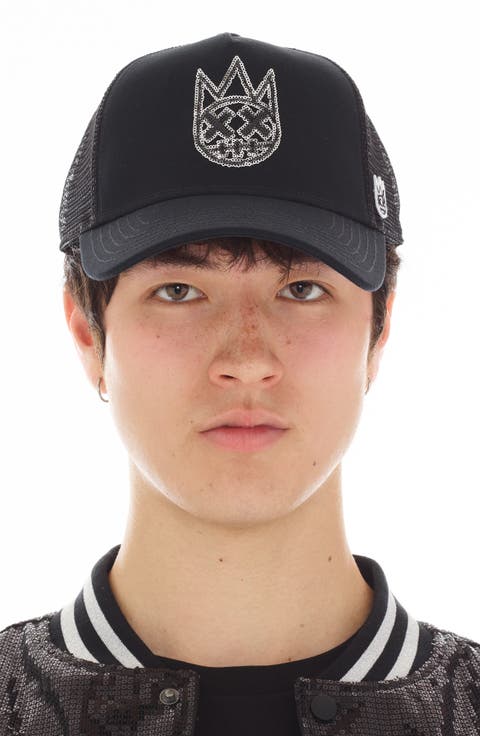 Sequins Logo Trucker Hat