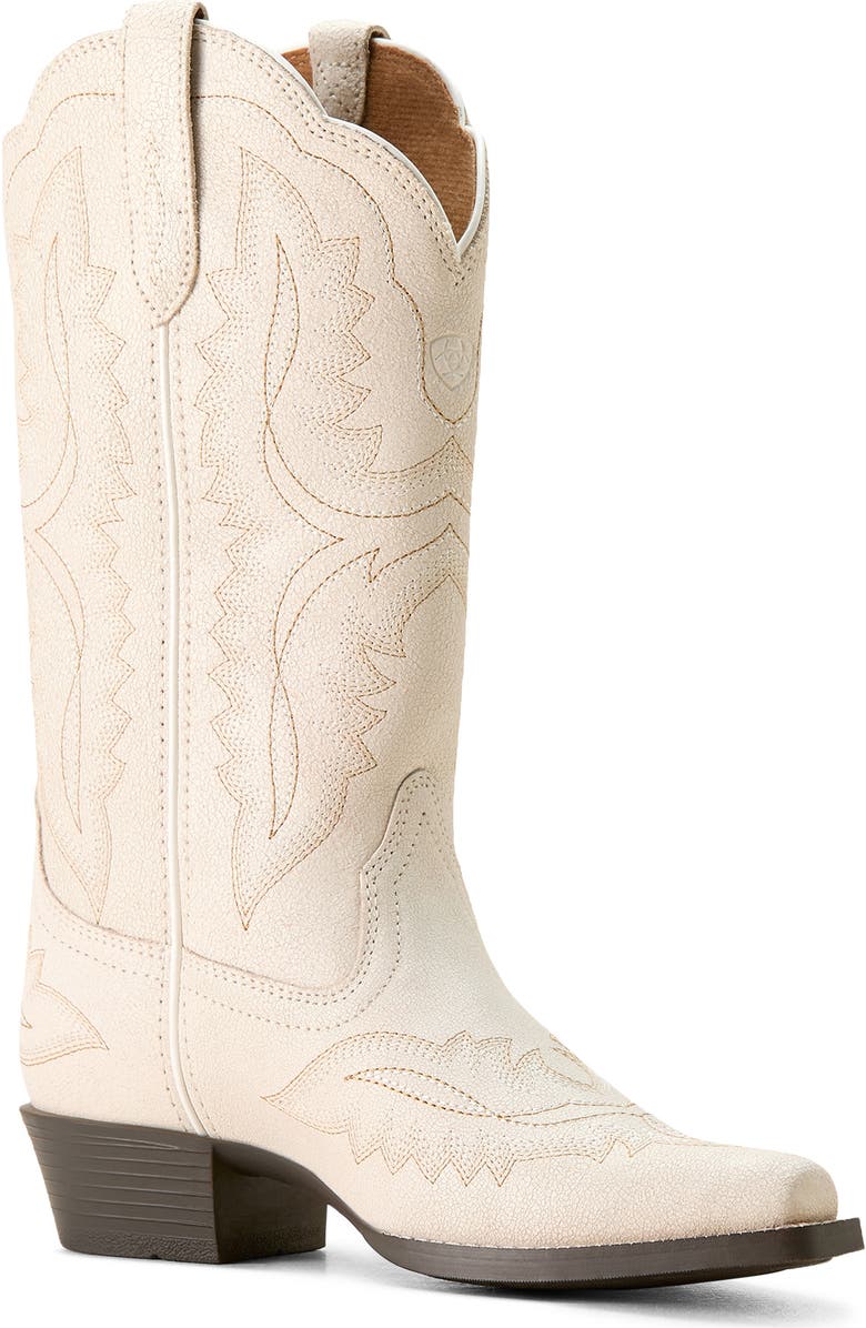 Ariat Casanova Western Boot, Main, color, Distressed Ivory