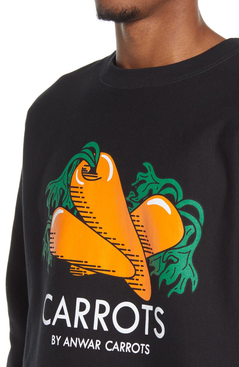 CARROTS BY ANWAR CARROTS Graphic Sweatshirt, Alternate, color,