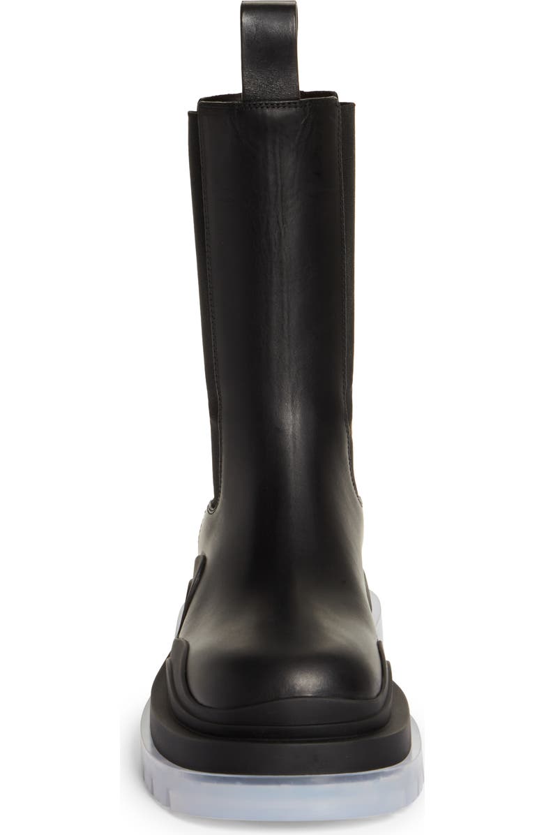 Bottega Veneta BV Tire Clear Sole Chelsea Boot, Alternate, color,