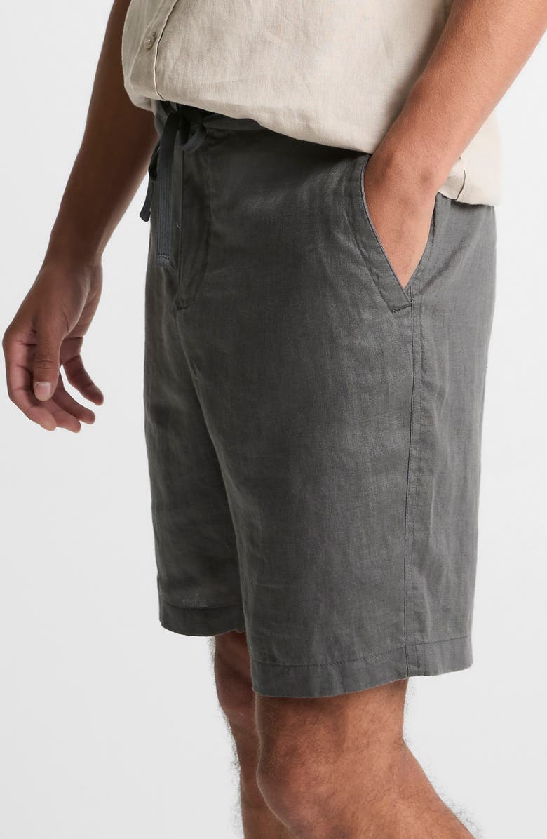 Vince Lightweight Hemp Shorts, Alternate, color, Slate